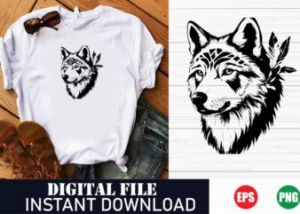 Minimalist Fox Face Vector T-Shirt Design, Geometric Fox Head Vector Art , Cute Fox Face Illustration, Animal Lover T-Shirt, Trendy Fox Face