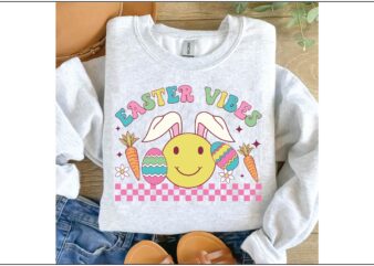 Easter Vibes Png vector clipart