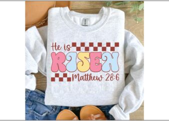 He is Risen PNG, Matthew 286, Risen Png graphic t shirt