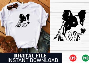 cute dog vector art t-shirt design for dog lovers, unique hand-drawn dog vector , trendy dog silhouette print for dog mom and dad