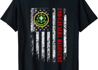 2nd Armored Cavalry Regiment Veteran Patriotic Veterans Day T-Shirt