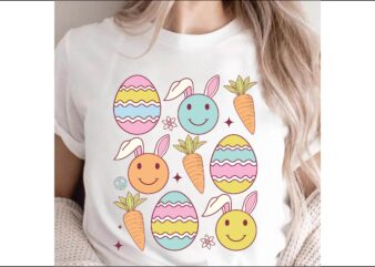 Retro Easter Sublimation PNG