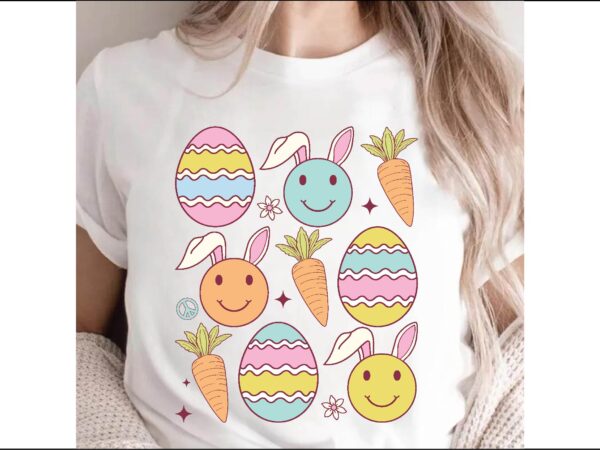 Retro easter sublimation png t shirt design online