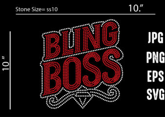 Bling Boss Rhinestone Templates Design