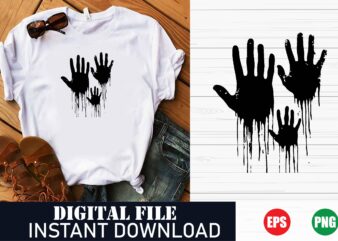 Minimalist Hand Line Art T-Shirt, Hand Vector T-Shirt Design, Trendy Hand Graphic Tee, Cool Hand Drawn T-Shirt Design