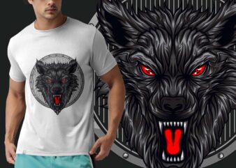 Angry Wolf Design