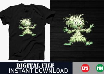 Playful Virus Graphic Tee, Cute Cartoon Virus T-Shirt, Funny Virus Character Tee, Kawaii Germ T-Shirt Design, Adorable Cartoon Microbe