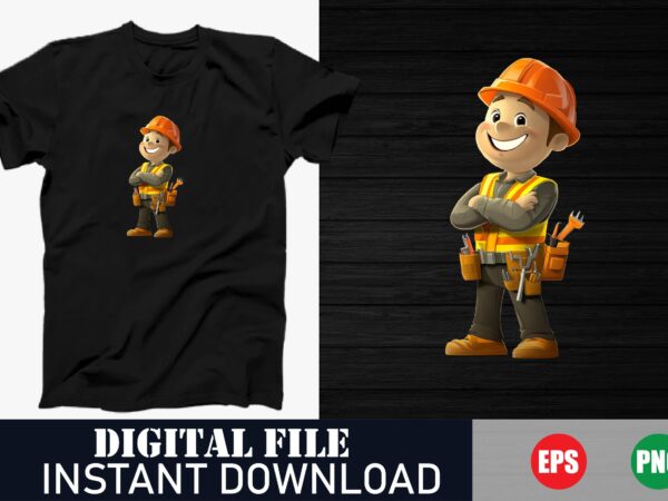 Funny mechanical engineer cartoon tee, cute cartoon mechanical engineer t-shirt, future mechanical engineer cartoon design, cute engineer