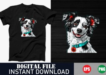 Cute Dog Vector T-Shirt Design, Adorable Dog Graphic Tee, Funny Dog Lover T-Shirt, Playful Puppy Design