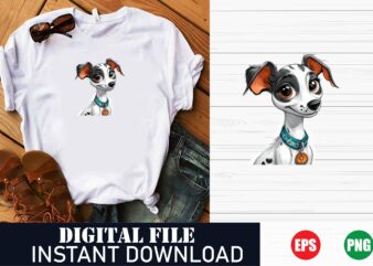 Best Dog Dad/Mom Ever T-Shirt, I Love My Dog T-Shirt, Funny Dog Cartoon T-Shirt, Adorable Puppy Graphic Tee