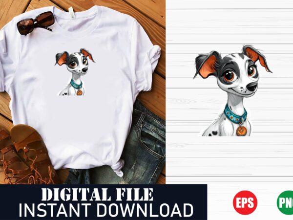 Best dog dad/mom ever t-shirt, i love my dog t-shirt, funny dog cartoon t-shirt, adorable puppy graphic tee