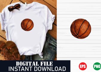 Basketball Vector Graphic T-Shirt, Slam Dunk Basketball Tee Design, Vintage Basketball Graphic Tee, Cool Basketball Player Vector T-Shirt