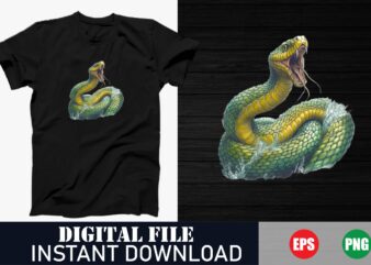 Cute Cartoon Snake Kids T-Shirt Design, Kawaii Snake Graphic Tee for Children, Adorable Snake Character Apparel, Snake Illustration