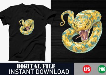 Trendy Cartoon Snake Apparel, Playful Snake Animal T-Shirt, Funny Snake Cartoon Design, Kawaii Snake Graphic Tee