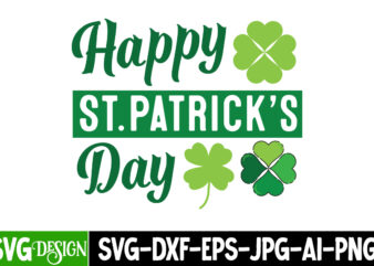 Happy St.Patrick’s Day T-Shirt Design, St. Patrick’s Day SVG, Lucky SVG, Shamrock SVG, Irish SVG, St. Patrick’s Day Sign, St. Patrick’s Day