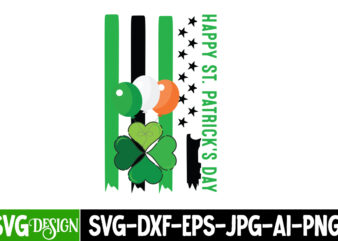 Happy St.Patrick’s Day T-Shirt Design, St. Patrick’s Day SVG, Lucky SVG, Shamrock SVG, Irish SVG, St. Patrick’s Day Sign, St. Patrick’s Day