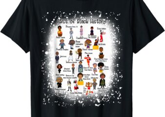 ABC’s of Black History Month Pride Women Men Teacher T-Shirt