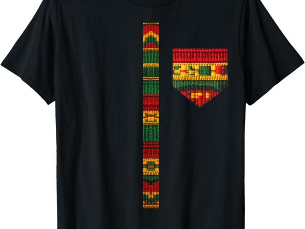 African print dashiki kente art men boys black history month t-shirt