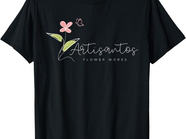 Artisantos floral works t-shirt