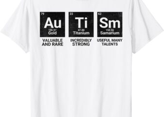 Autism Awareness Periodic Table Autism Periodic Table Boys T-Shirt