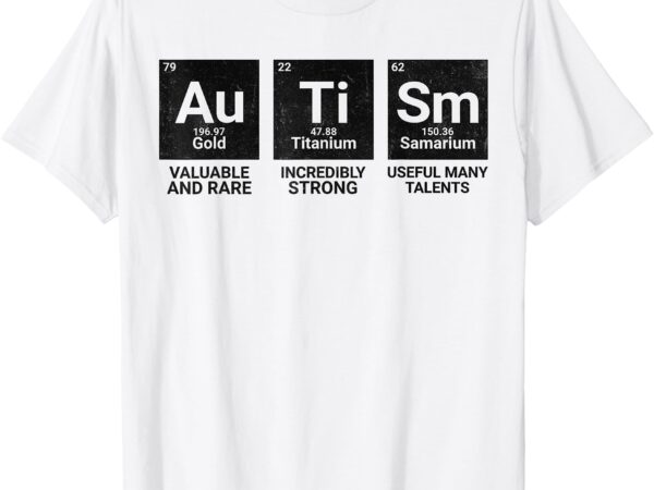 Autism awareness periodic table autism periodic table boys t-shirt