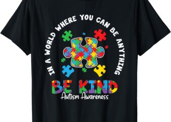 Autism Love Accept Support Autistic Autism Awareness T-Shirt