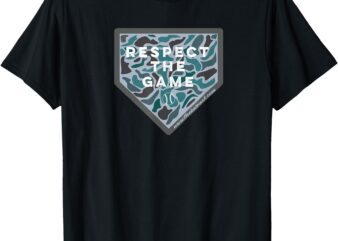 Baseball Home Plate Camo- Respect the Game T-Shirt