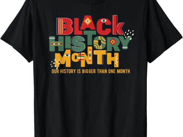 Black history month 2025 proud african american black pride t-shirt