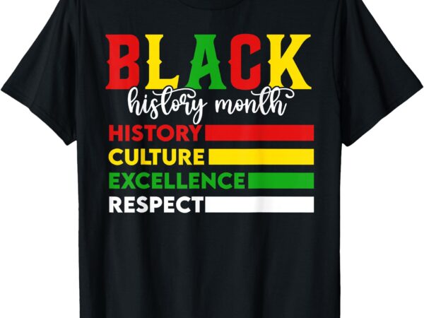 Black history month africa african mens womens kids t-shirt