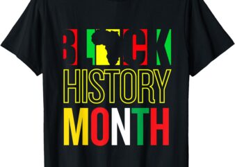 Black History Month African American Men & women T-Shirt