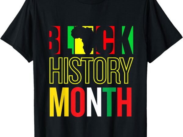 Black history month african american men & women t-shirt