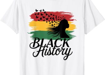 Black History Month African American Women girls T-Shirt