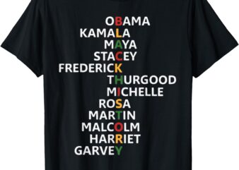 Black History Month Leaders Black History Month T-Shirt