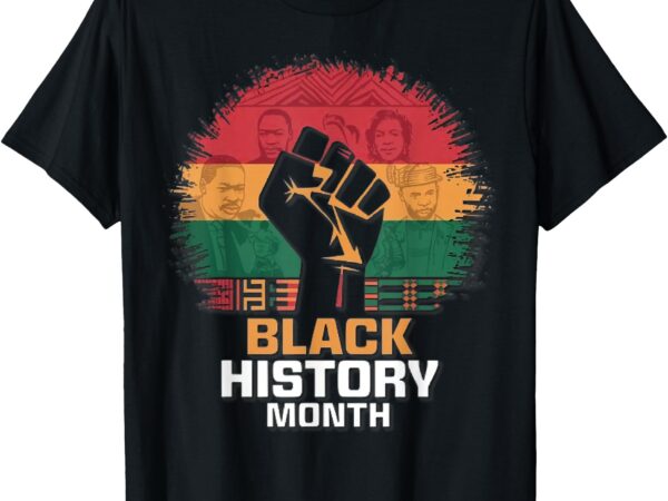 Black history month pride empowerment men women t-shirt