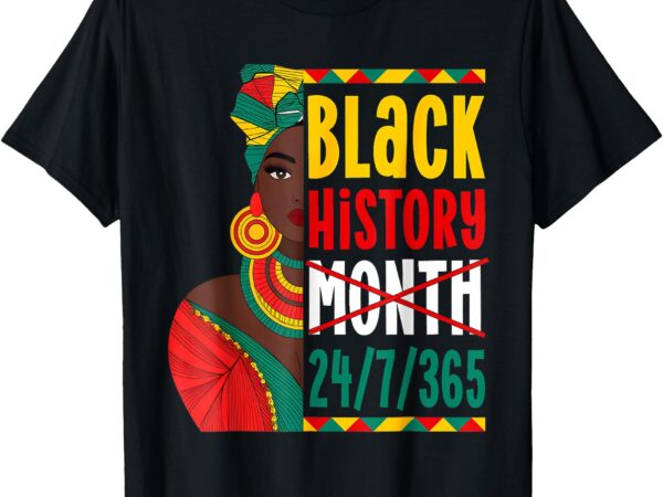 Black history shirts for women black queen afro queen t-shirt