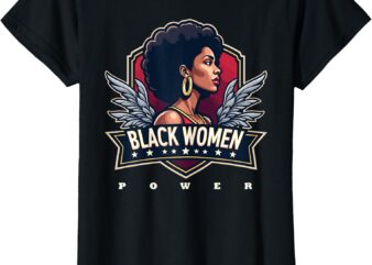 Black History Women Power Royalty Queen World Celebration T-Shirt