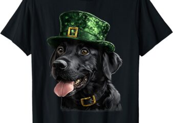 Black Lab Leprechaun – Cute St. Patrick’s Day T-Shirt