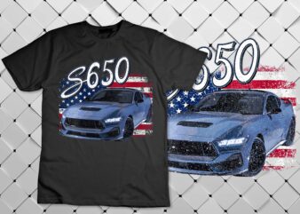 Womens S650 Coyote 5.0 S197 S550 SN95 Foxbody 4th Of July American V-Neck T-Shirt disign.