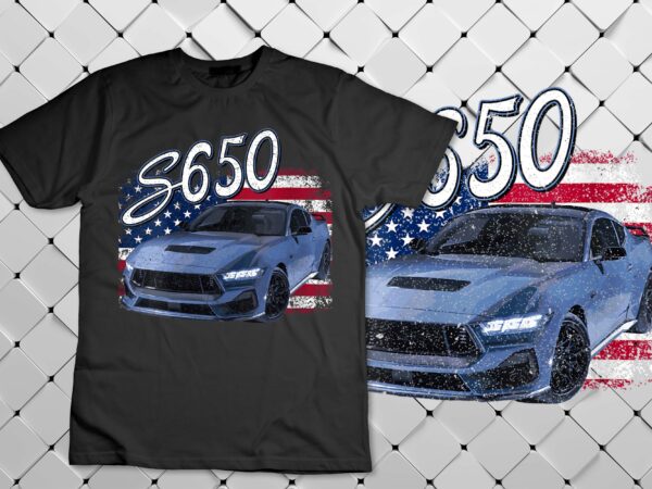 Womens s650 coyote 5.0 s197 s550 sn95 foxbody 4th of july american v-neck t-shirt disign.