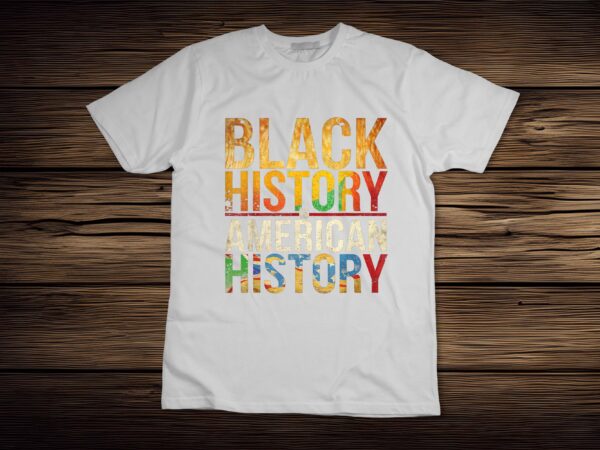 Lovely and respect black history african american gifts t-shirt disign