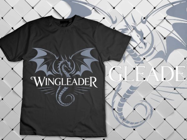 Wingleader fantasy storm dragonrider dragon tank top disign. t shirt design for sale