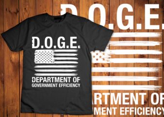 DOGE D.O.G.E. Department Of Government Efficiency T-Shirt disign.