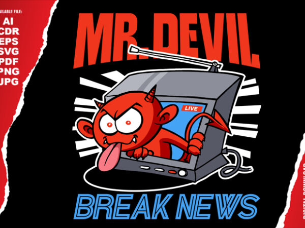 Break news t shirt template