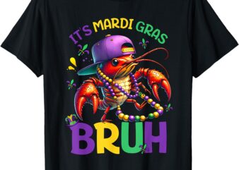 Bruh Mardi Gras Crawfish Boys Kids Mardi Gras T-Shirt