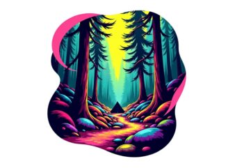 Trendy Retro Camping Graphics t-shirt design jpeg & png designs – download instantly