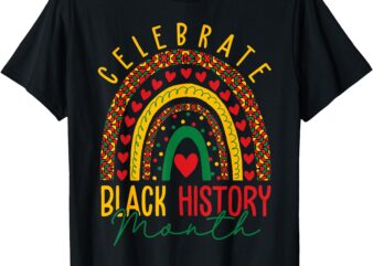 Celebrate Black History African American Black History Month T-Shirt