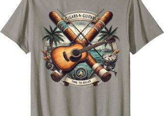 Cigars & Guitars Florida T-Shirt