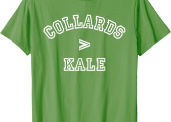 Collards Vs Kale Funny Black History Month T-Shirt