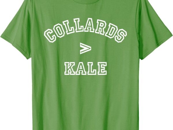 Collards vs kale funny black history month t-shirt