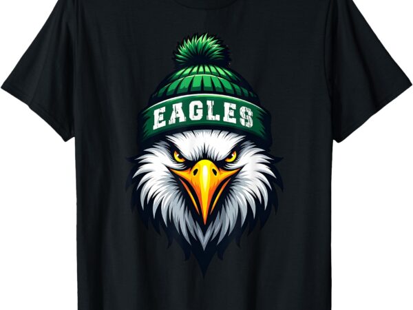 Cool face eagles with sunglasses vintage funny t-shirt